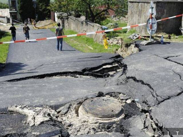 záplavy, povodne, Horná Myšľa