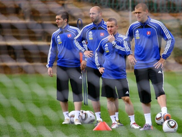 MS futbal Slovensko tréning