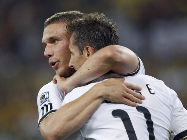 Lukas Podolski, Miroslav Klose