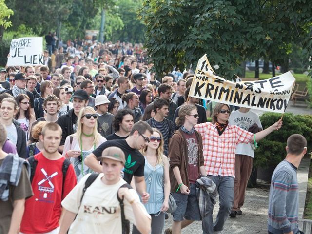 Protest, marihuana