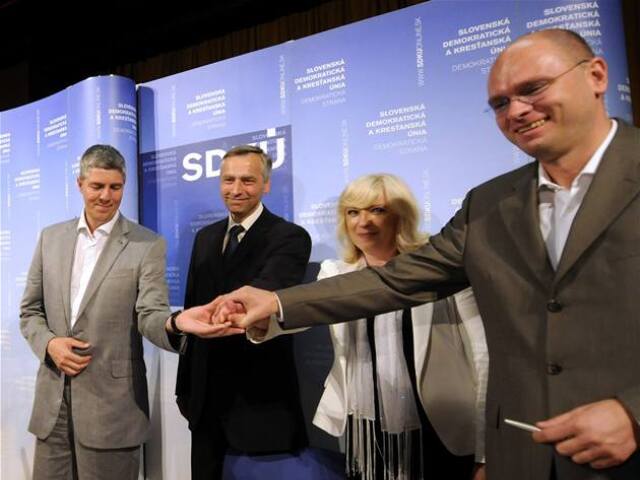 Sulík, Bugár, Radičová, Figeľ