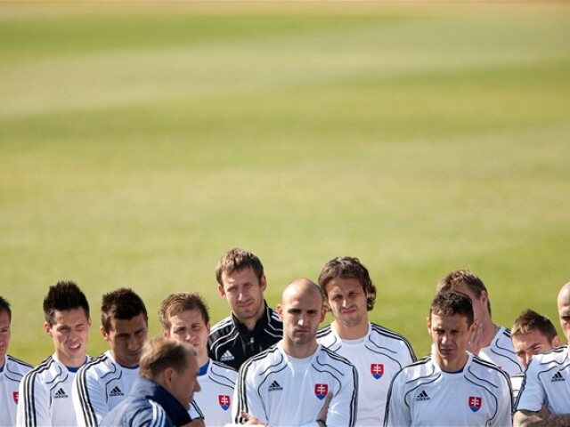 slovaci trening futbal