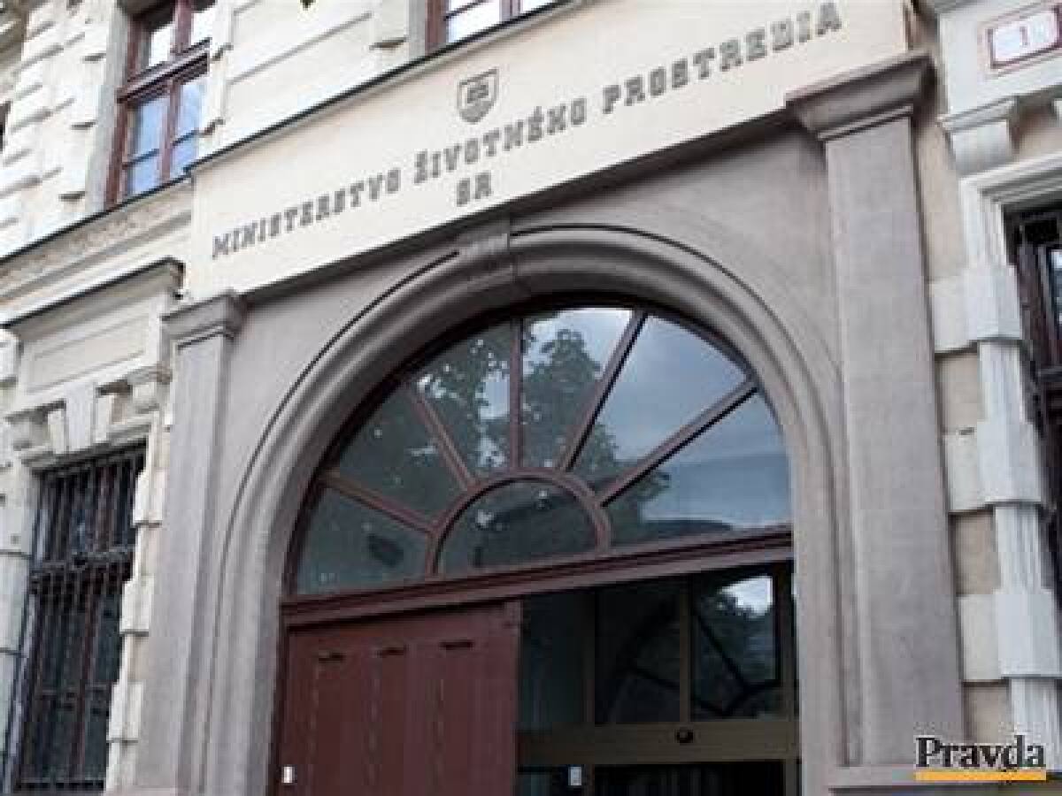 Ministerstvo životného prostredia.