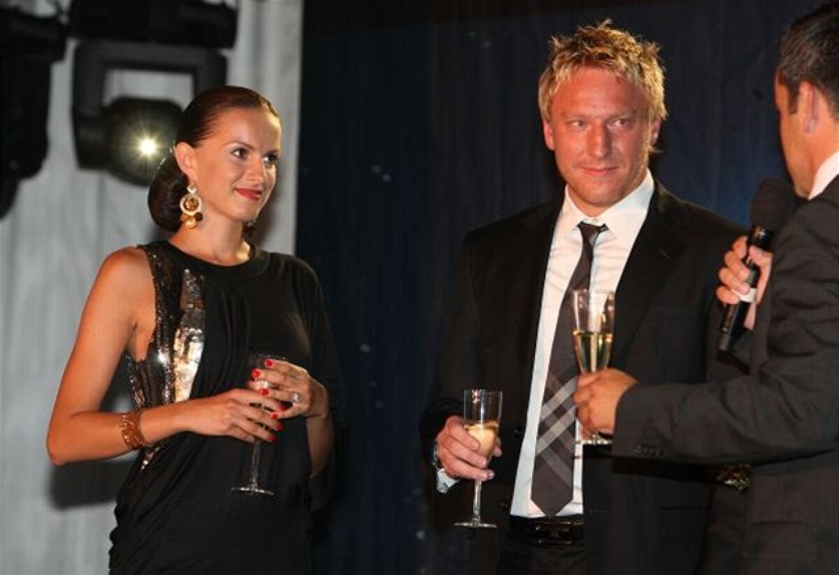 Marián Hossa s manželkou