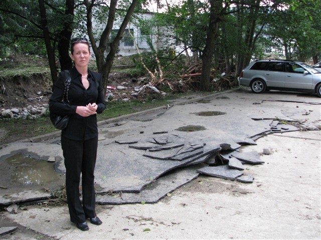 vdova, potopa, handlovka, nešťastie, handlová