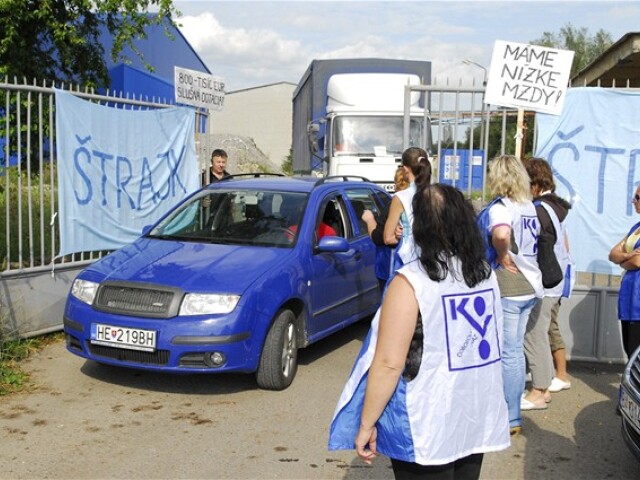 Hencovce, Štrajk, Zamestnankyne