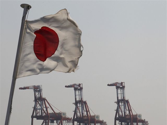 Japonsko, japonská vlajka, zástava
