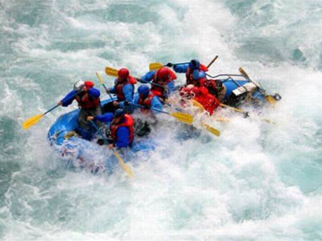 rafting, dravá voda