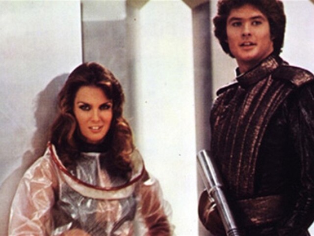 David Hasselhoff v snímke Hviezdna zrážka.