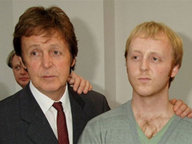James McCartney so svojím otcom