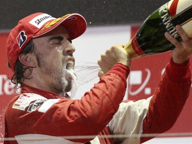 Singapur Alonso šampanské