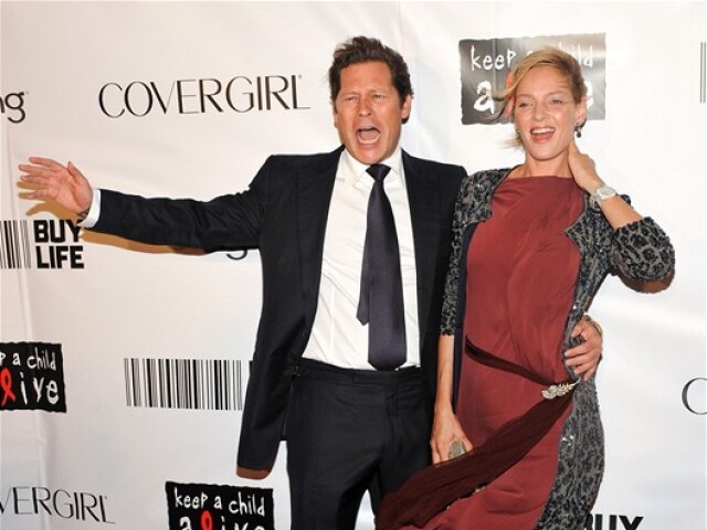 Uma Thurman a Arpad Busson