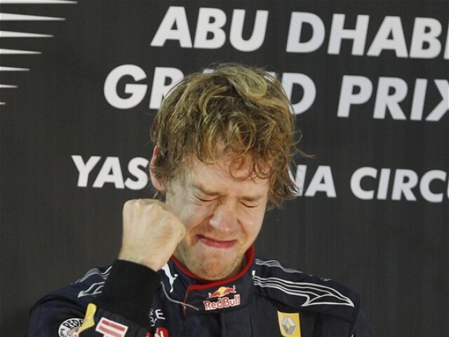 Vettel majster pódium