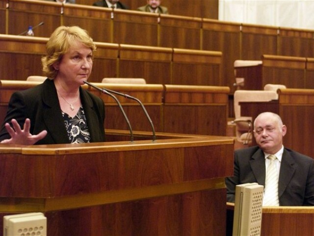 Sabolová, poslankyňa, KDH