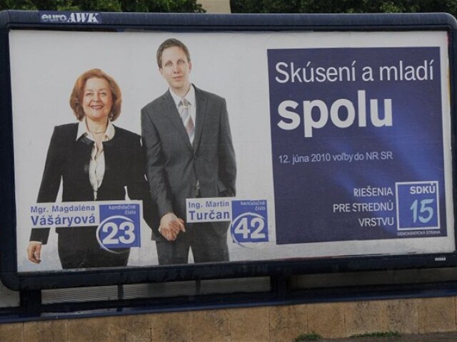 turčan, vášaryová, bilbord