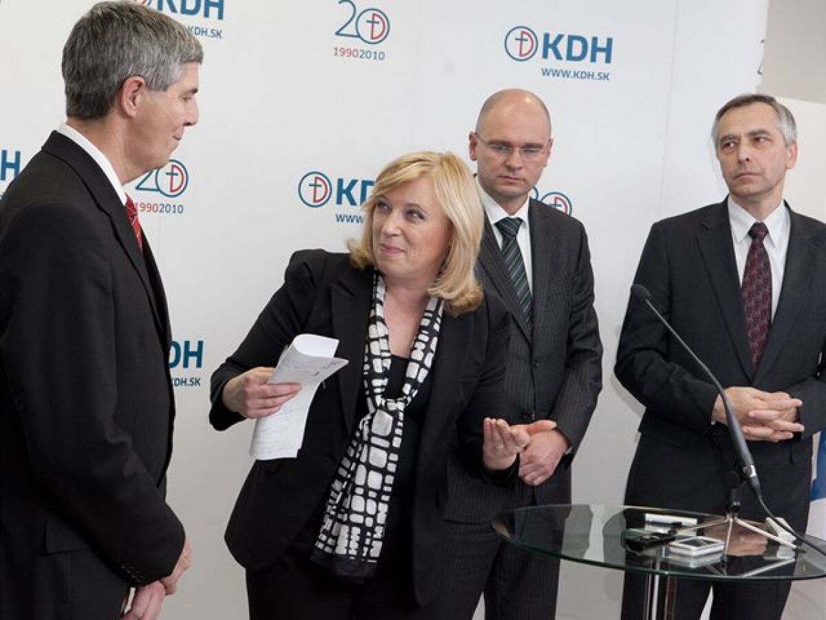 koalícia, Radičová, Bugár, Sulík, Figeľ