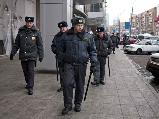 polícia, rusko, policajti