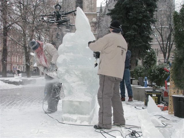 sneh, socha, ľad, počasie