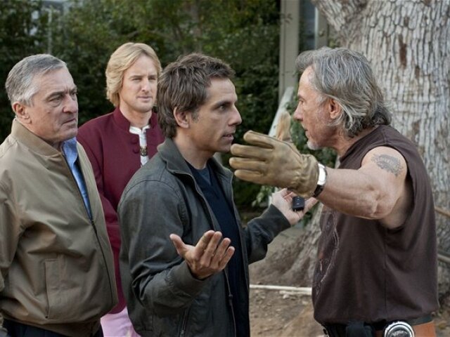 Mužskí hrdinovia komédie Fotri sú lotri - zľava Jack (hrá ho Robert De Niro), Kevin (Owen Wilson), Greg (Ben Stiller) a malú úlohu dostal aj Harvey Keitel.