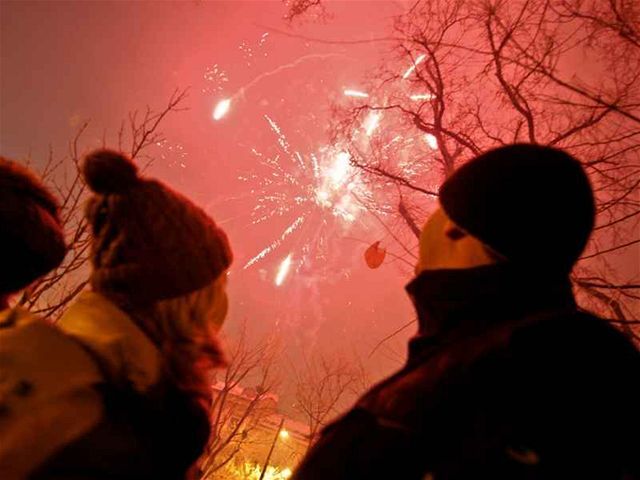 Bratislava, Silvester, ohňostroj