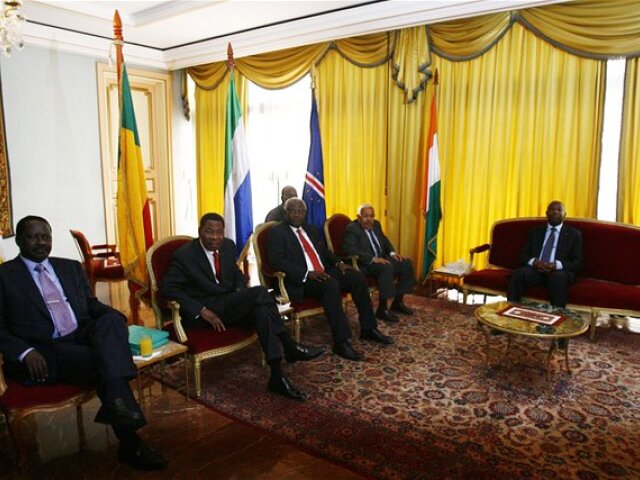 Pobrežie Slonoviny, Odinga, Yagi, Bai Koroma, Pires, Gbagbo
