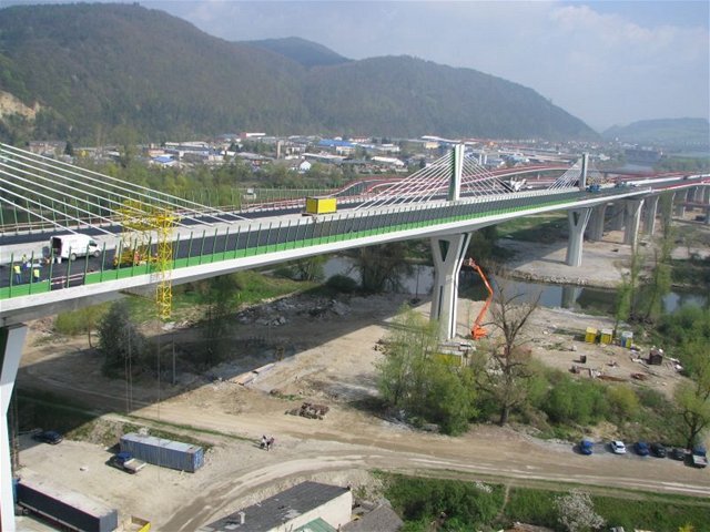 diaľnica, most, považská bystrica