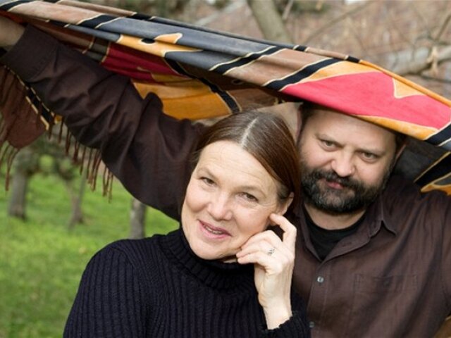 Speváčka Zuzana Homolová s hudobníkom Samom Smetanom.