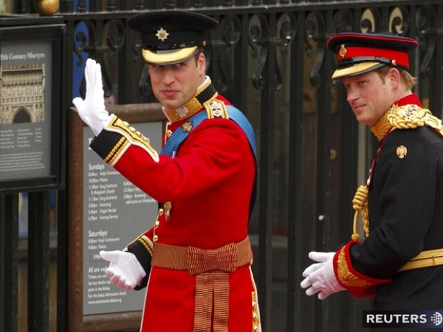 Kráľovská svadba, princ William, princ Harry