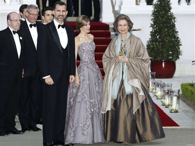 princ Felipe, princezná Letizia, kráľovná Sofia