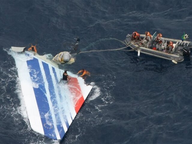 Air France, lietadlo, trosky