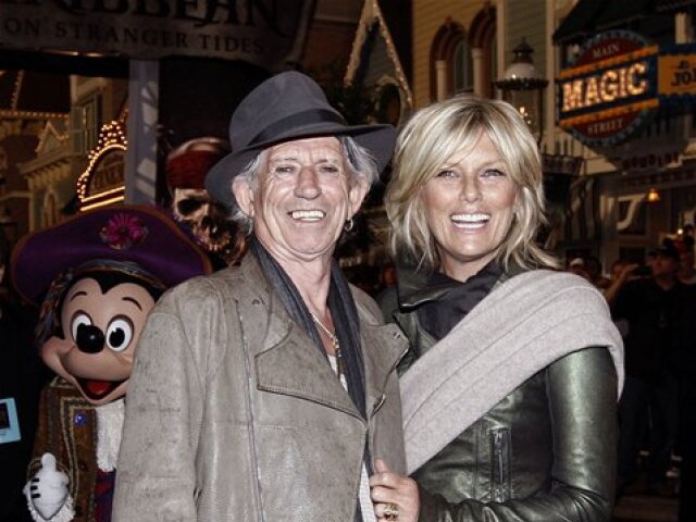 Keith Richards a Patti Hensen