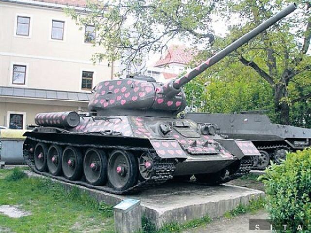 tank so srdiečkami