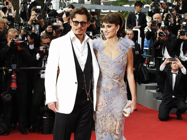 Penélope Cruz a Johnny Depp
