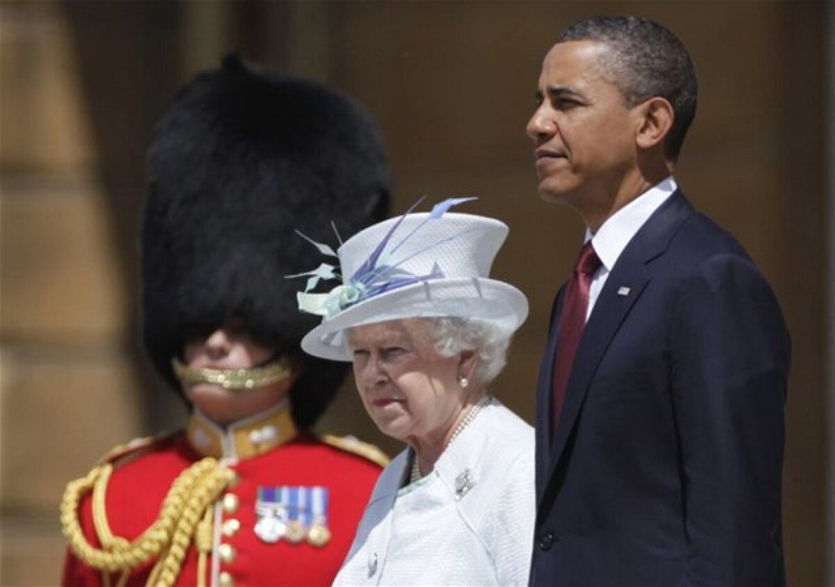 Obama, Alžbeta II. 2011