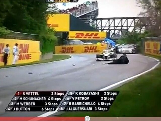 Rubens Barrichello, traťový komisár
