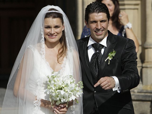 Alena Šeredová a Gianluigi Buffon