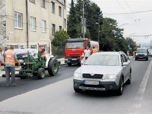 oprava ciest, cestári