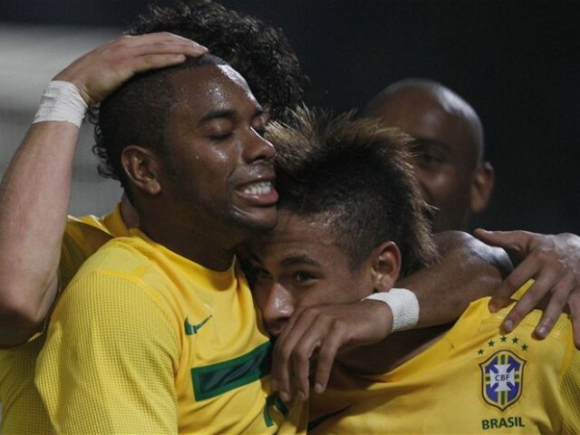 Robinho Neymar Brazília