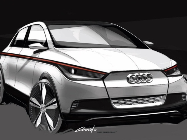 Audi zatiaľ ukázalo len nákresy.