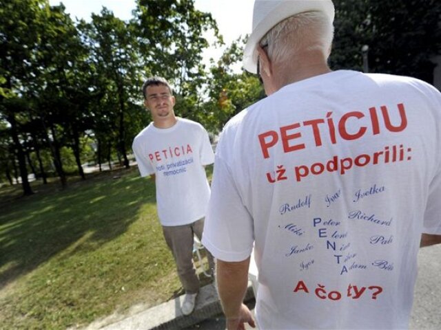 petícia, lekári