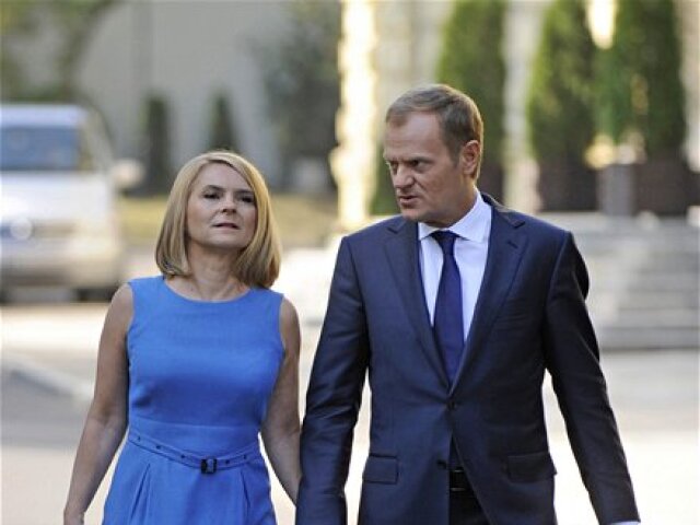 Donald Tusk s manželkou