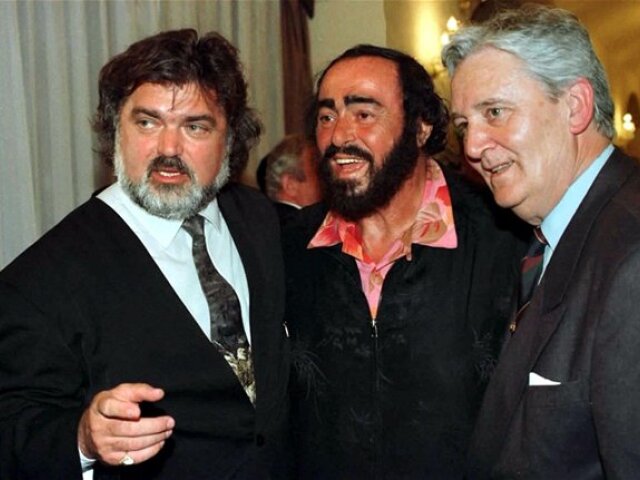 Peter Dvorský, Luciano Pavarotti a Juraj Hrubant
