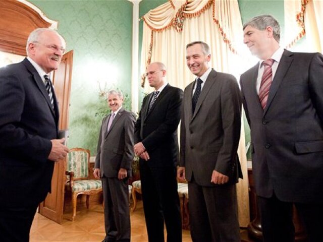 Gašparovič, Sulík, Dzurinda, Figeľ, Bugár