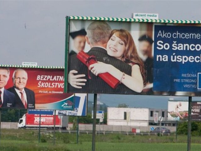 kampaň, bilbord, voľby
