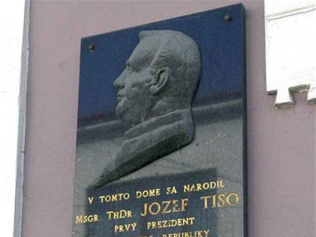 Jozef Tiso, pamätná tabuľa, Bytča