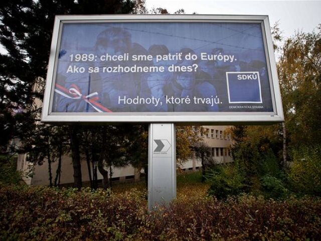 bilbord SDKÚ 