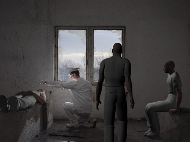 Peter Cibák: Zygota, 2011, výstava Mladé médium.