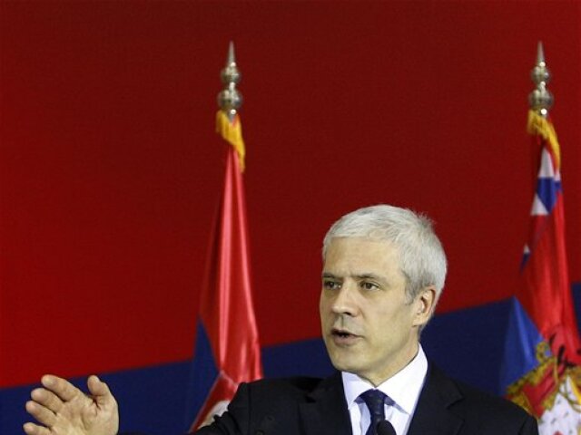 Boris Tadič, Srbsko