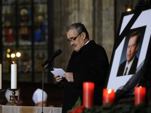 Karel Schwarzenberg, pohreb, Havel