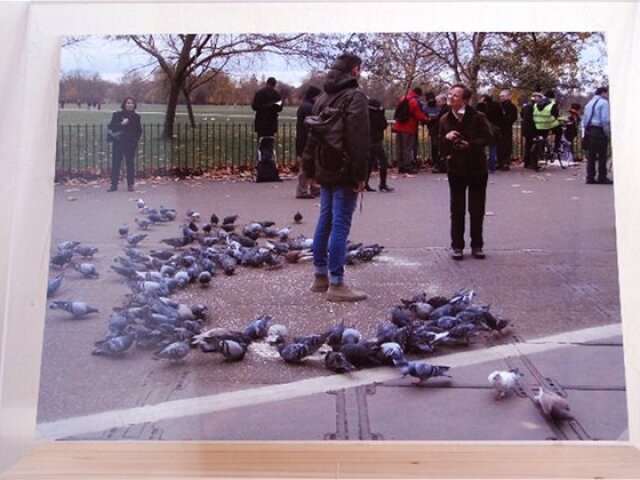 Jaroslav Kyša: Publikum, 2011, dokumentácia performancie vo verejnom priestore, Speakers' Corner, Hyde Park, Londýn